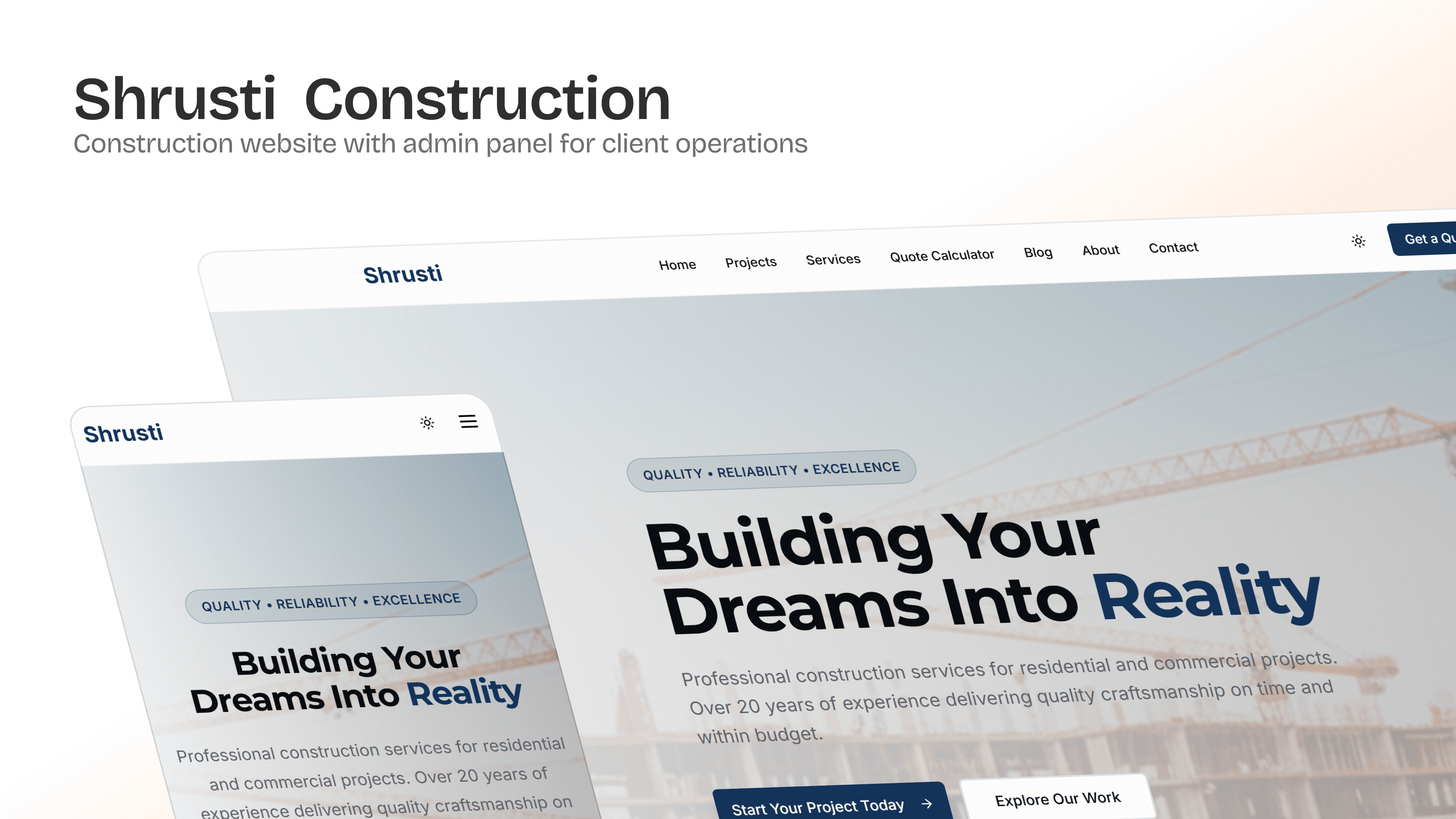Construction Portfolio