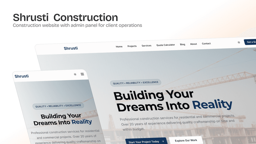 Construction Portfolio